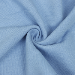 Ткань Футер 3-х нитка, Петля, цвет Светло-Голубой (на отрез)  в Республика Коми