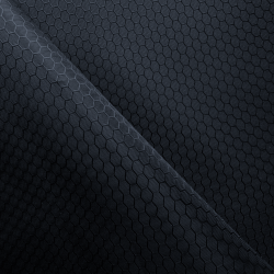 Ткань Оксфорд 300D PU Рип-Стоп СОТЫ, цвет Черный (на отрез)  в Республика Коми