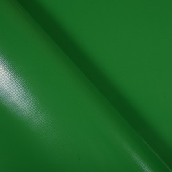 Тентовый материал ПВХ 450 гр/м2, Зелёный (Ширина 160см), на отрез  в Республика Коми, 450 г/м2, 799 руб