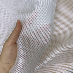Сетка 3D трехслойная Air mesh 160 гр/м2, цвет Белый (на отрез)  в Республика Коми