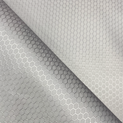 Ткань Оксфорд 300D PU Рип-Стоп СОТЫ, цвет Светло-Серый (на отрез)  в Республика Коми