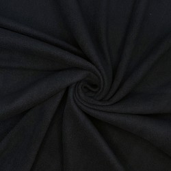 Флис Односторонний 130 гр/м2, цвет Черный (на отрез)  в Республика Коми