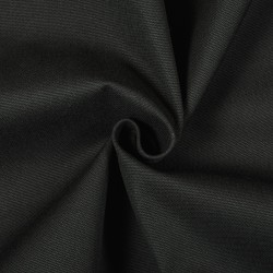 Ткань смесовая Канвас 35/65, цвет Черный (на отрез)  в Республика Коми