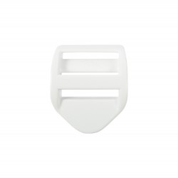 Пряжка регулировочная 25 мм УСИЛЕННАЯ (трехщелевка), цвет Белый LS (поштучно)  в Республика Коми