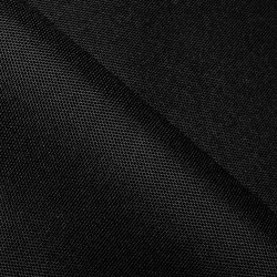Прорезиненная ткань Оксфорд 600D ПВХ, Черный (на отрез)  в Республика Коми
