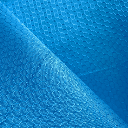 Ткань Оксфорд 300D PU Рип-Стоп СОТЫ, цвет Голубой (на отрез)  в Республика Коми
