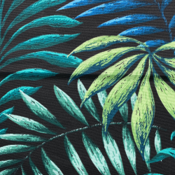Интерьерная ткань Дак (DUCK), принт &quot;Тропические листья&quot; (на отрез)  в Республика Коми
